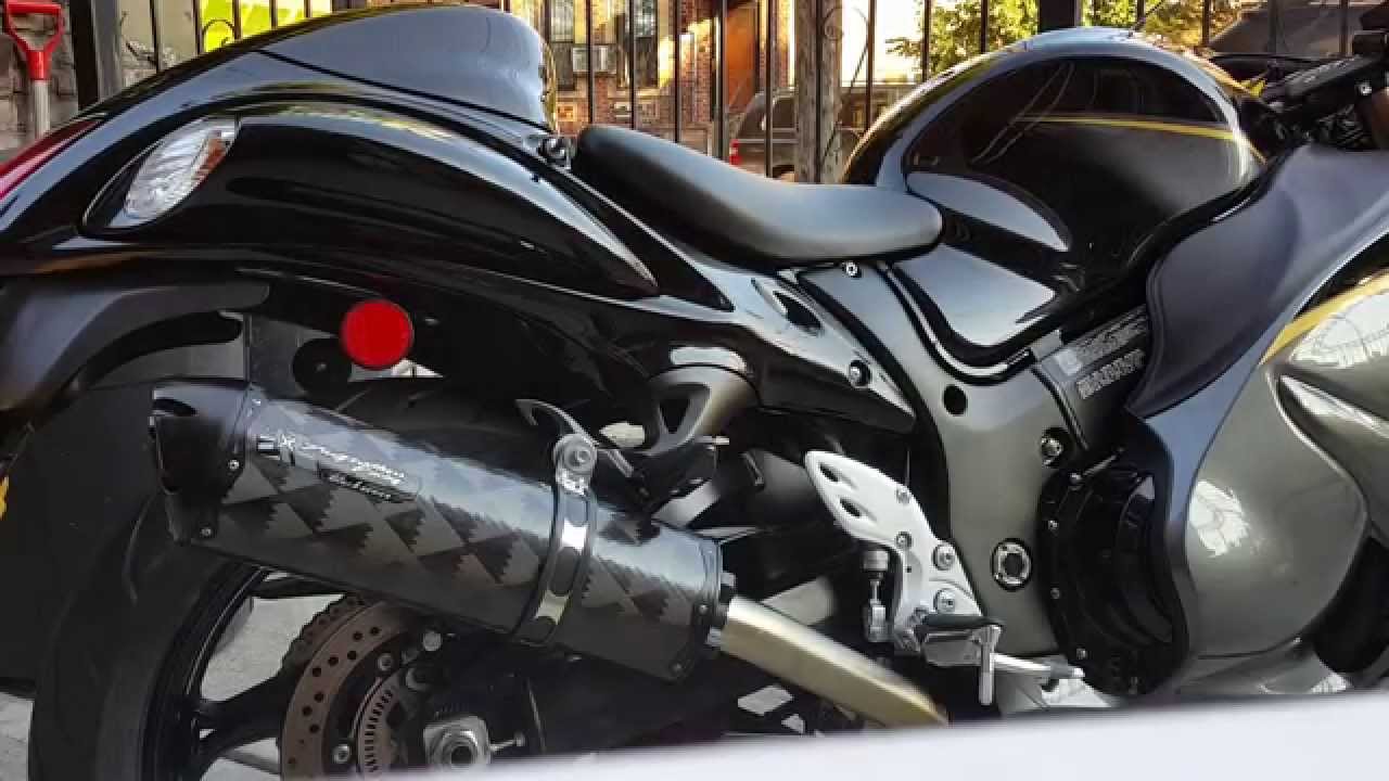 2015 Suzuki Hayabusa Two brothers exhaust sound