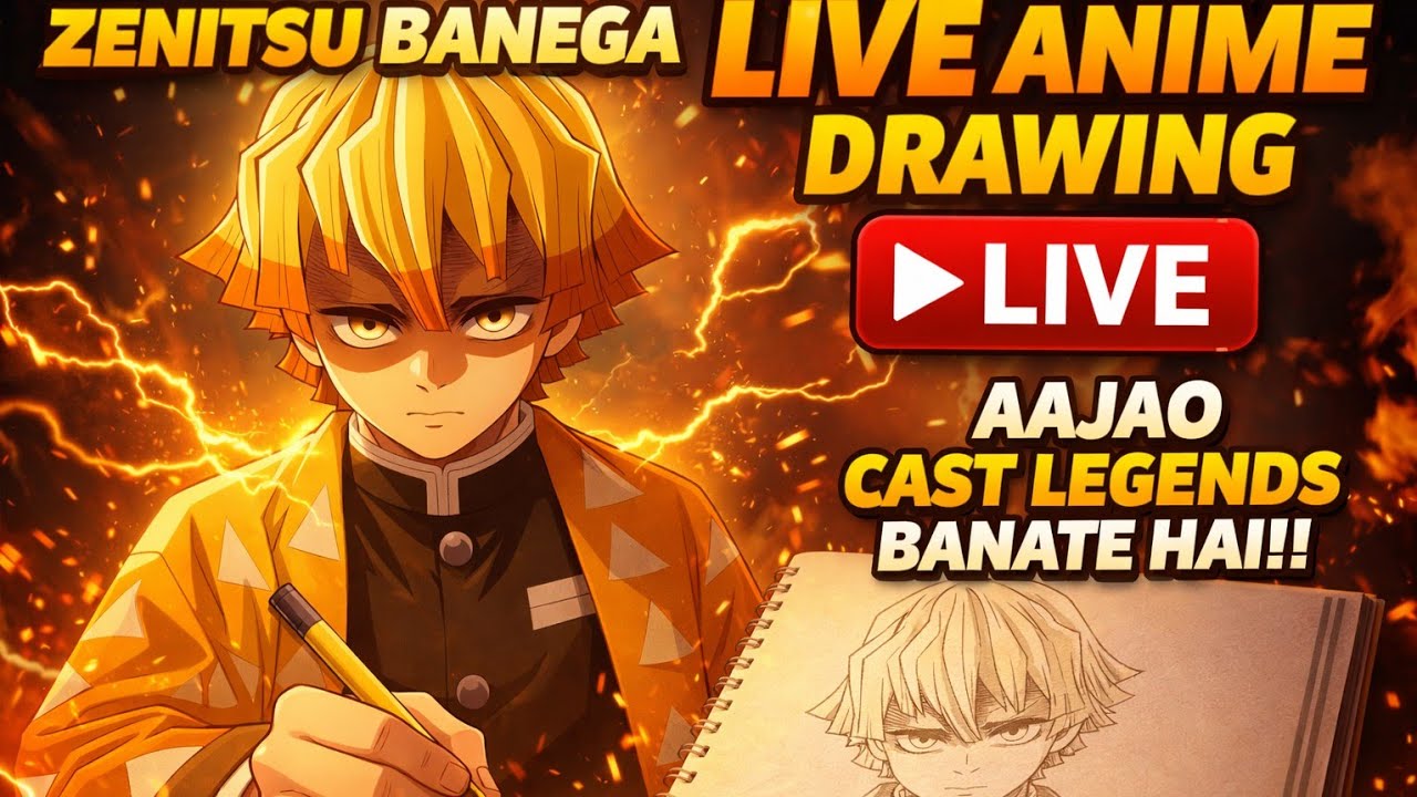 “Aaj drawing live hai, kal dream live hoga.” 🔴