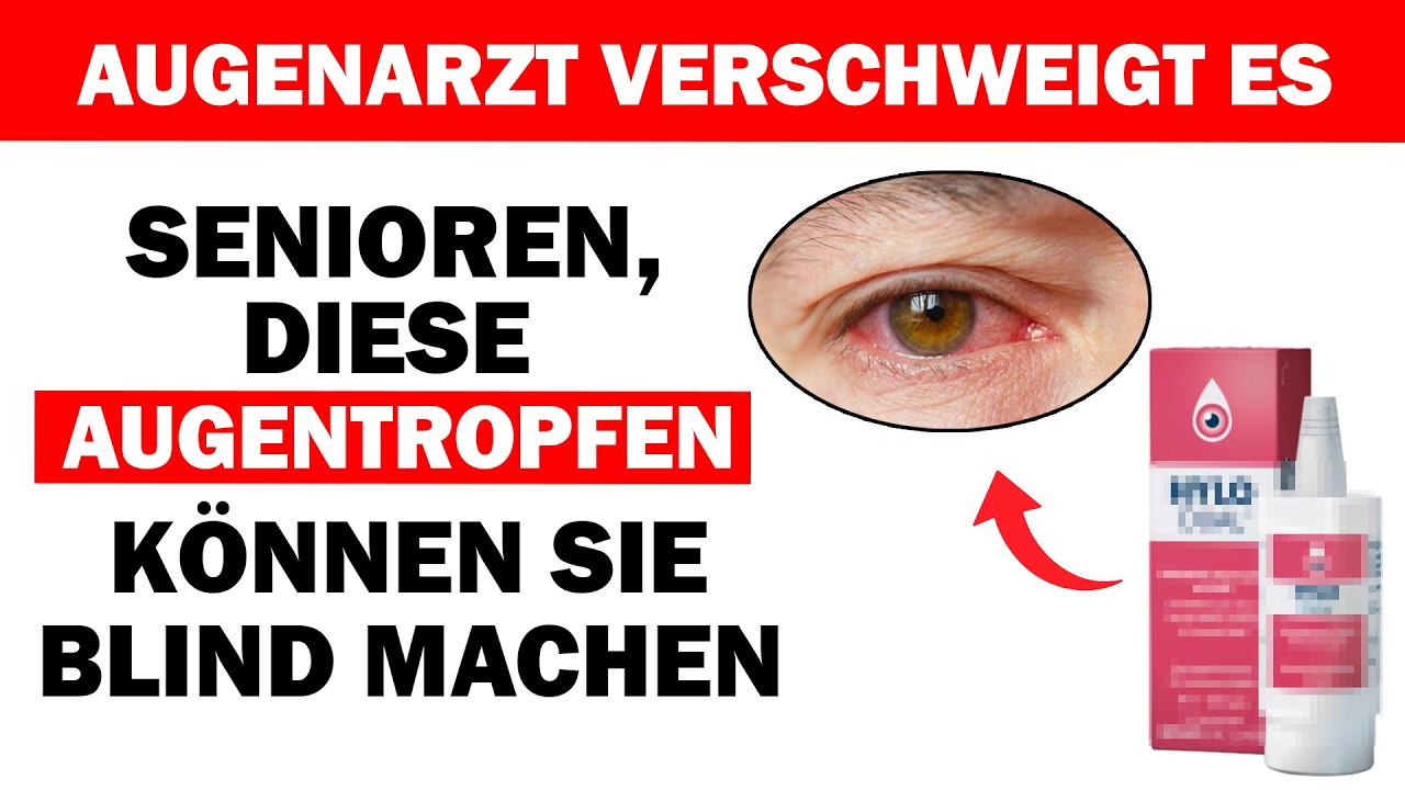 Nach 60: Verwenden Sie diese 4 Augentropfen NIEMALS – Augenärzte verschweigen die Langzeitschäden!