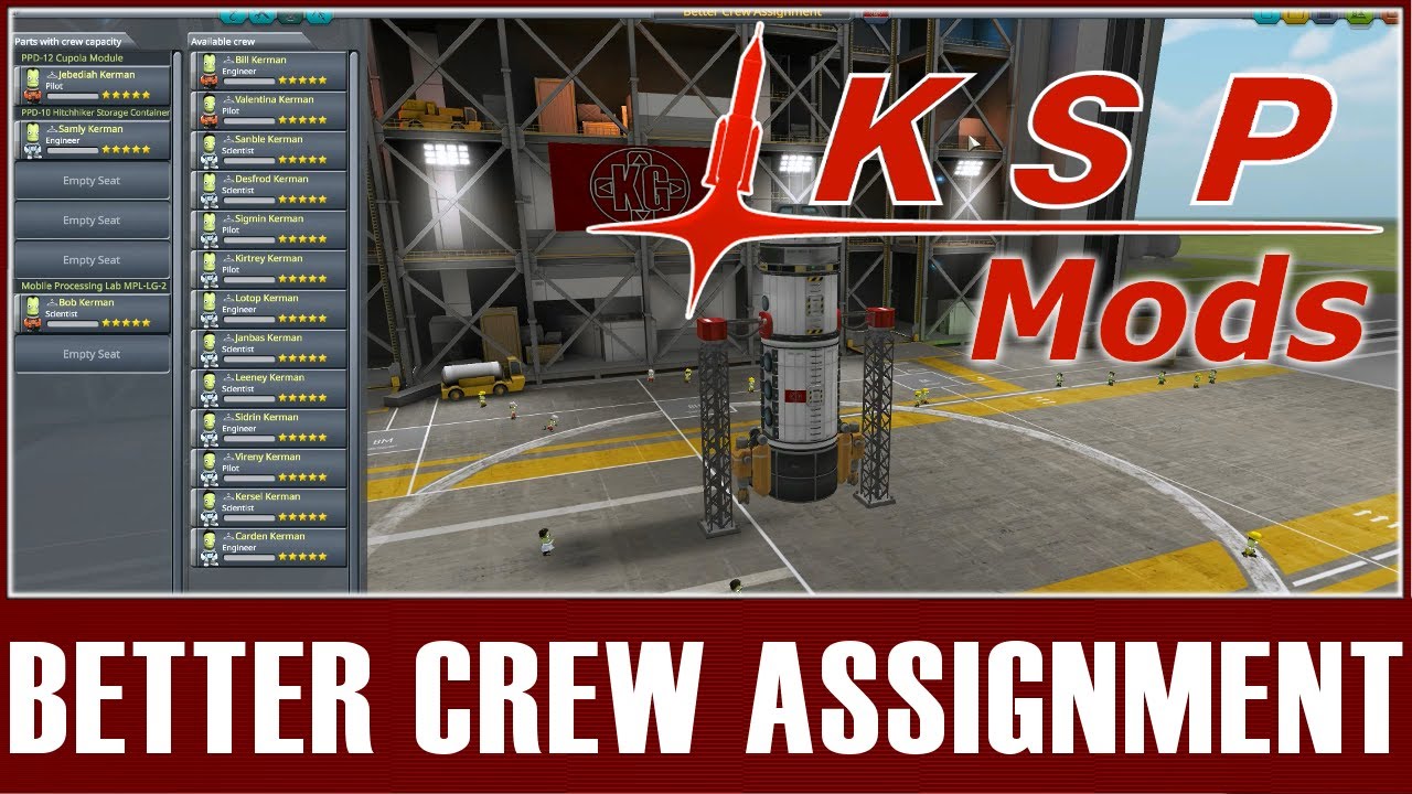 KSP Mods - Better Crew Assignment