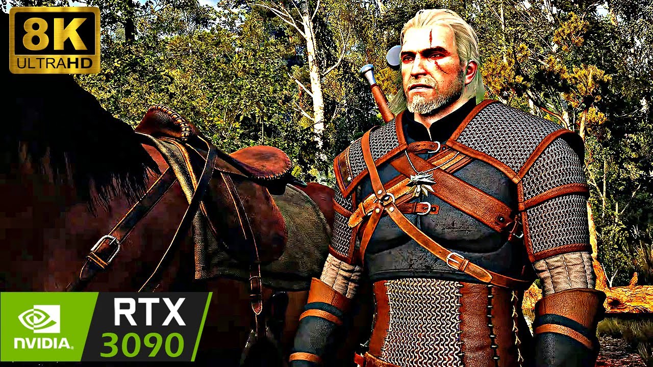 The Witcher 3: Wild Hunt - Ultra Settings in 8K | RTX 3090 Gameplay