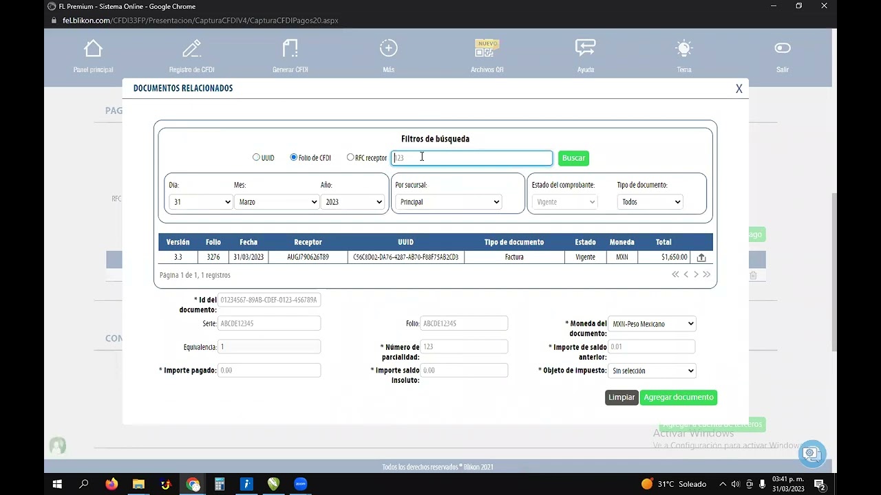 COMPLEMENTO DE PAGO 4.0 ACTUALIZADO MARZO 2023
