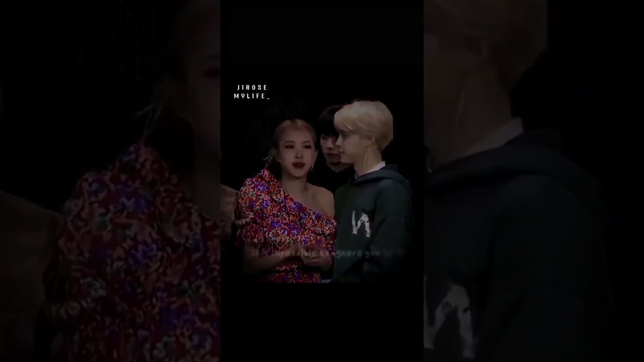 It's impossible to ignore you 😍❤️ #rose #jimin #jirose #blackpink #bts #short
