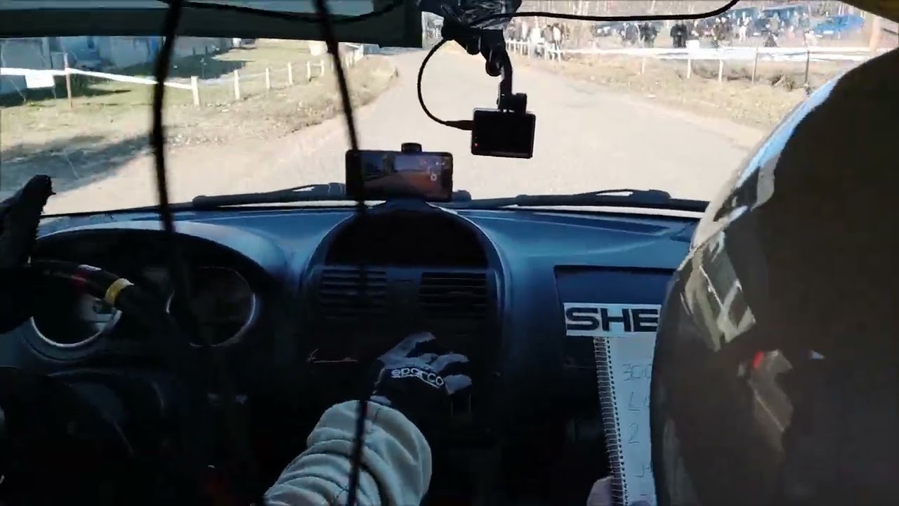 Passman Szilveszter Rally 2025 Sheriff & Szakos Dénes Suzuki Ignis J4F7  második körben belső