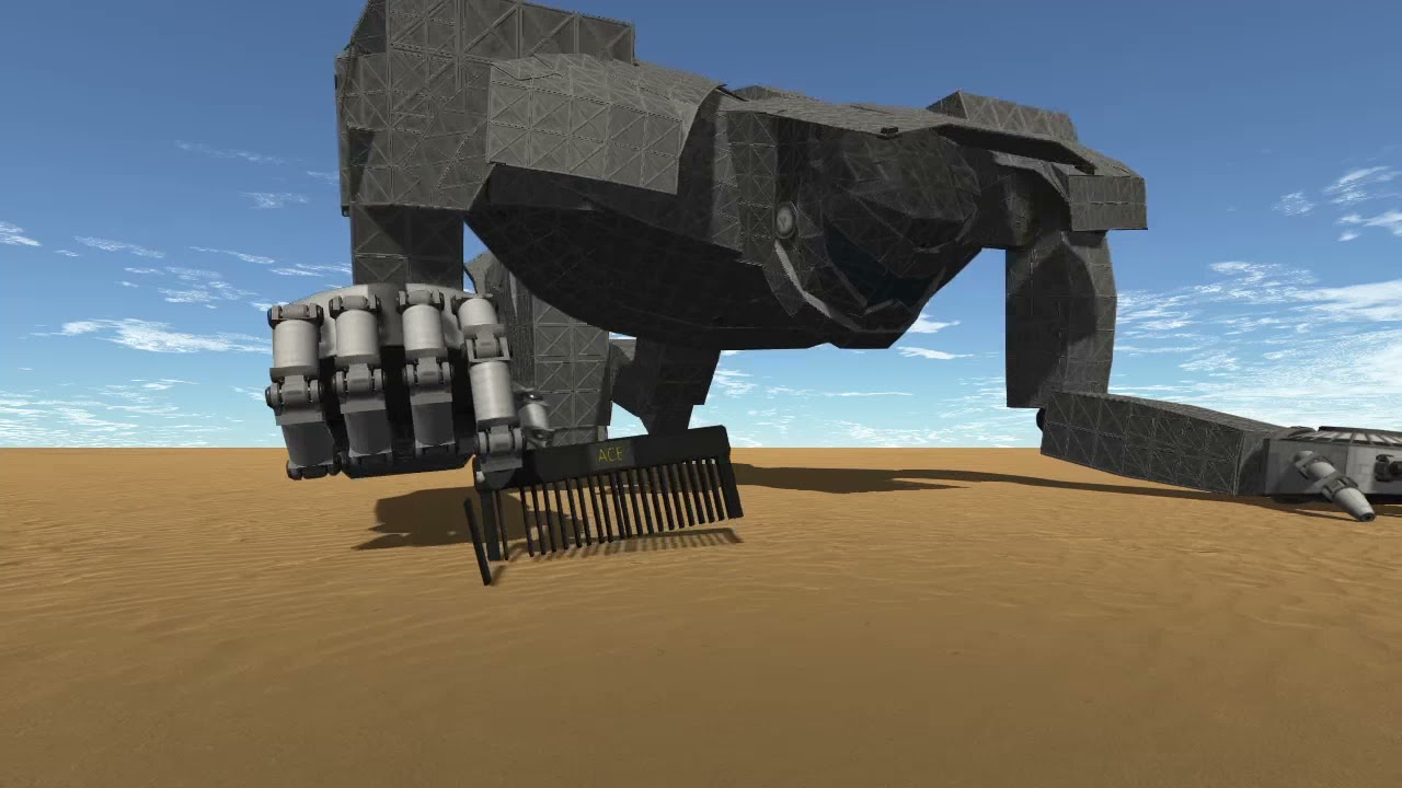 Jebsy Danger combing the Desert, literally