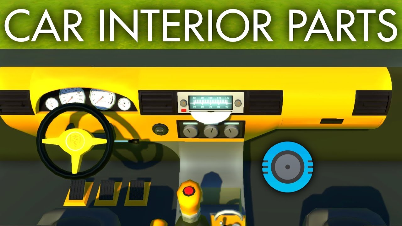 Car Interior Parts 🚗 (Lord Pain) | Scrap Mechanic Mod Review