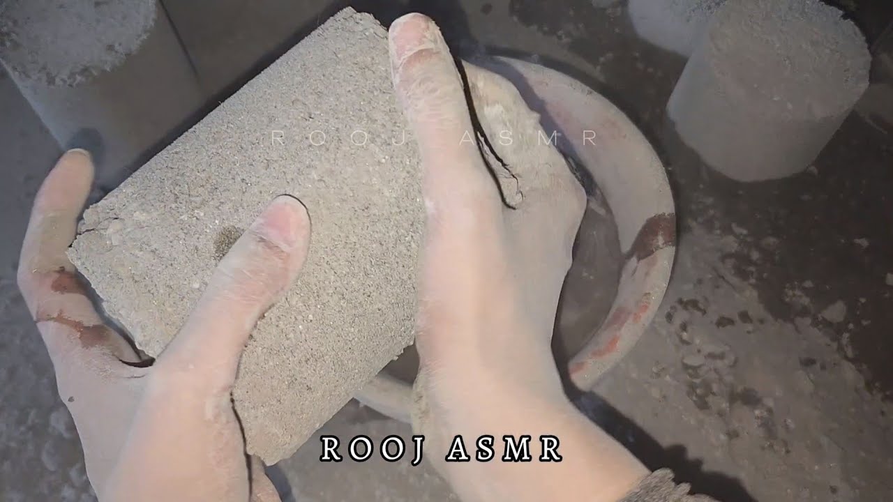 Stoney River Sand (Part-2)🩶 Dry/Water Claypot Crumbles + Pool Crumbles🤤💦Dipping & Pasteplay🤤 ASMR