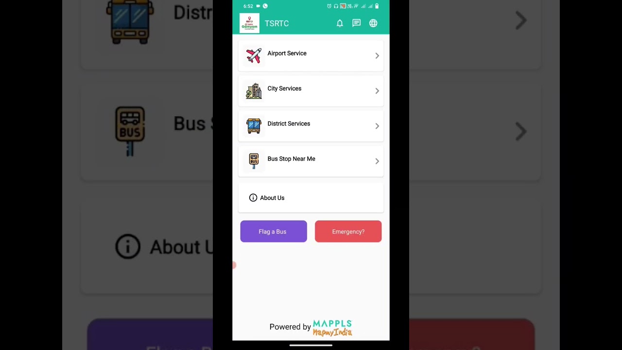 Tsrtc gamyam  Track Bus services Find | Bus Routes Maps App 