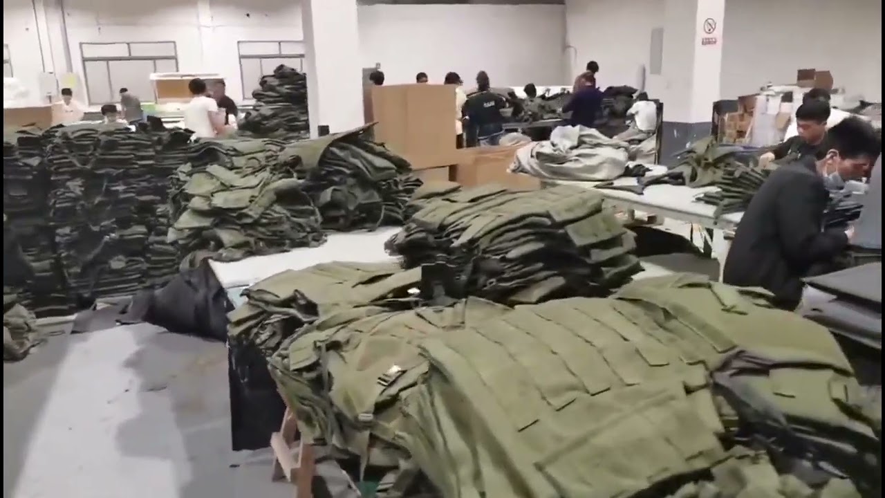 #company Bulletproof vests stab-proof vests vests military display products in production