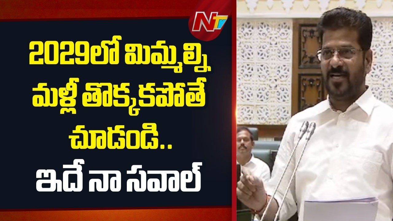 CM Revanth Reddy: 2029లో మిమ్మల్ని మళ్లీ తొక్కకపోతే చూడండి.. ఇదే నా సవాల్ | NTV Telugu