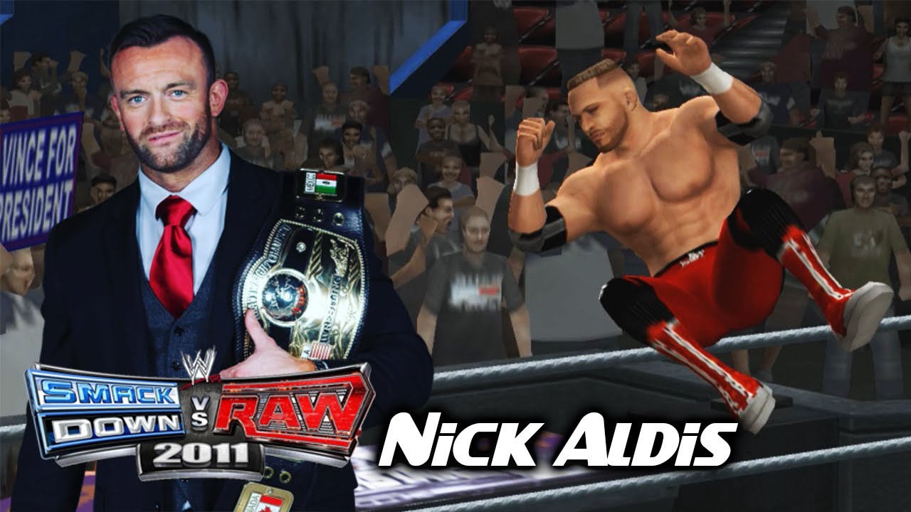Nick Aldis | SvR 2011 PS2 caw, moveset, entrance, finisher formula
