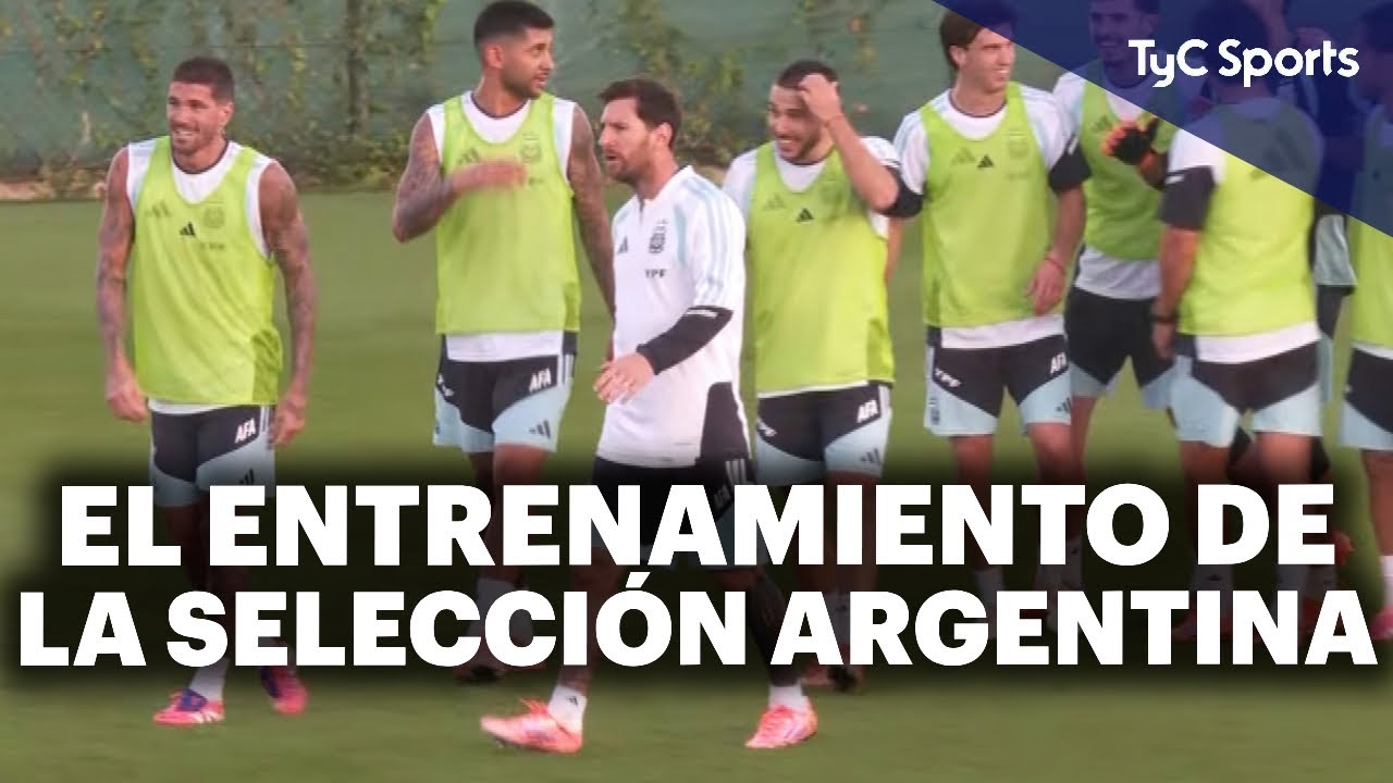 GOLAZOS, RISAS, PALOS Y MÁS - ENTRENAMIENTO DE LA SELECCIÓN ARGENTINA DIAS ANTES DE JUGAR VS ANGOLA
