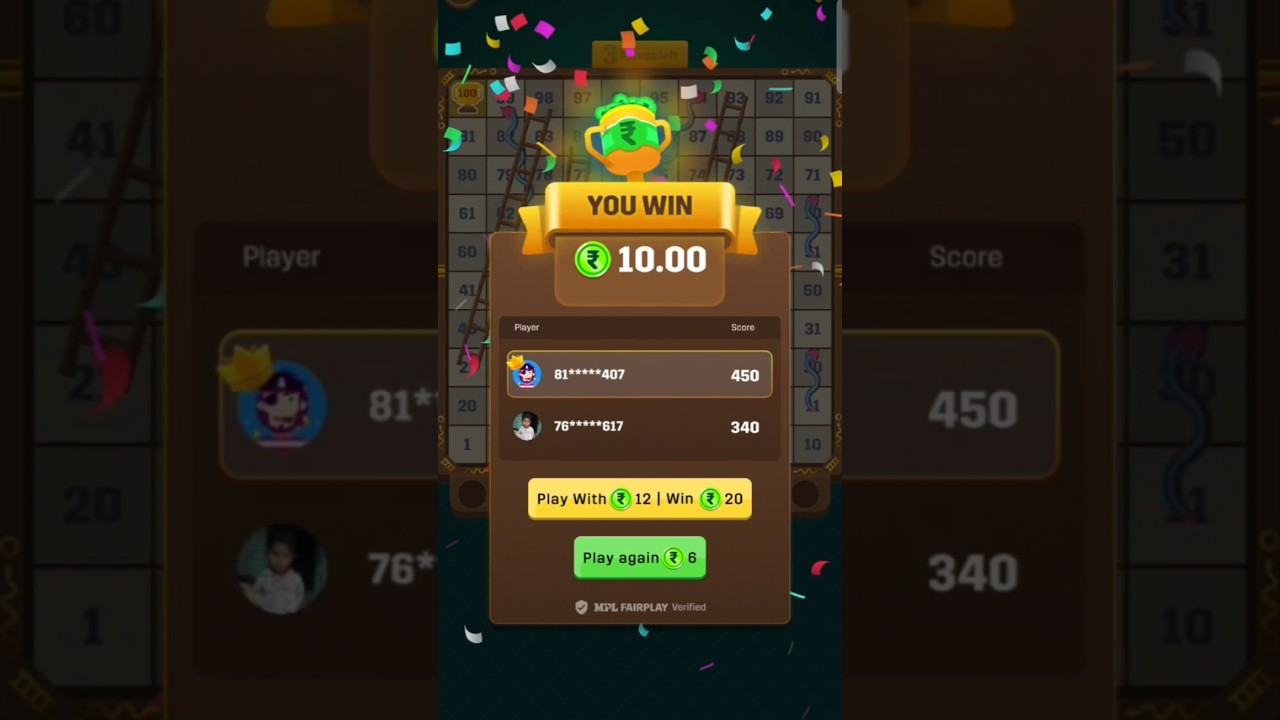 "Ludo Jackpot! ₹1 Stake = ₹100 Prize 🏆" MPL PRO