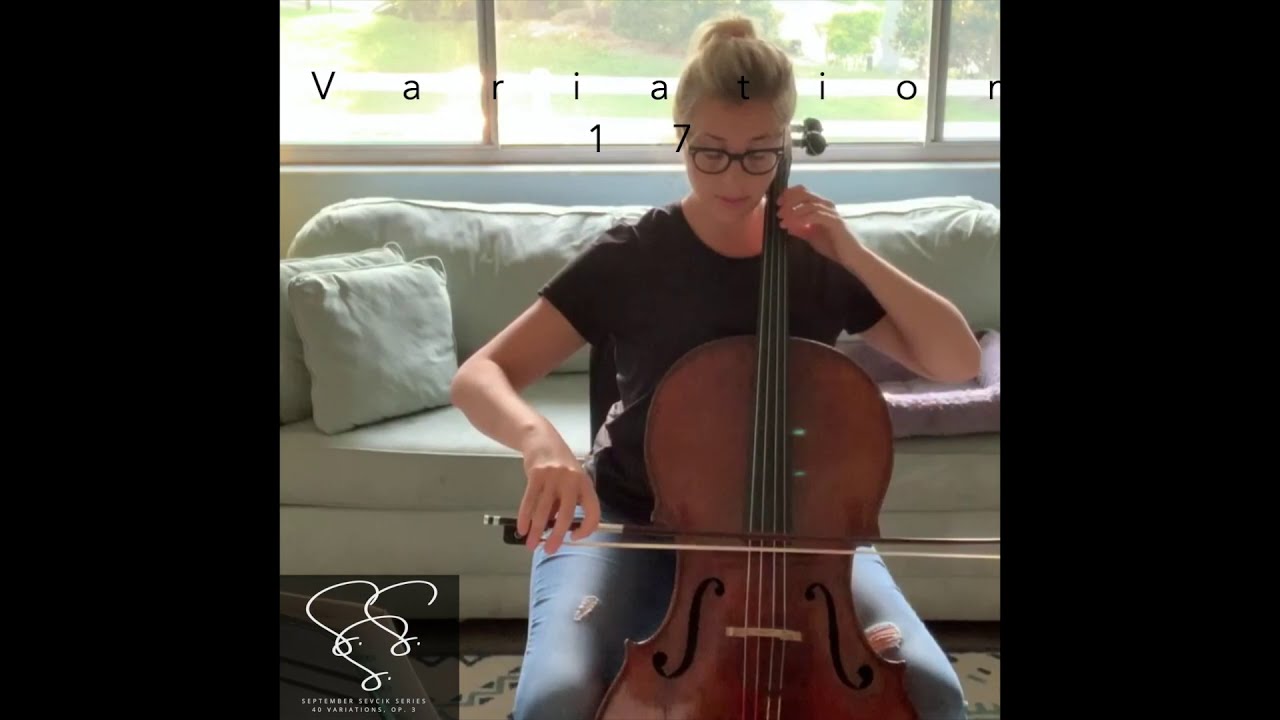 Improve Cello Bowing Technique! Sevcik Op. 3, 40 Variations - Variation 17