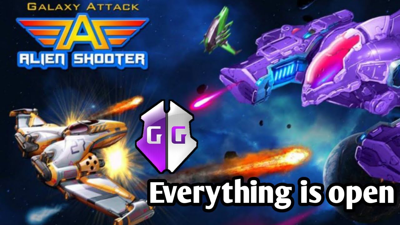 Galaxy Attack Alien Shooter unlimited Games and coin with game guardian