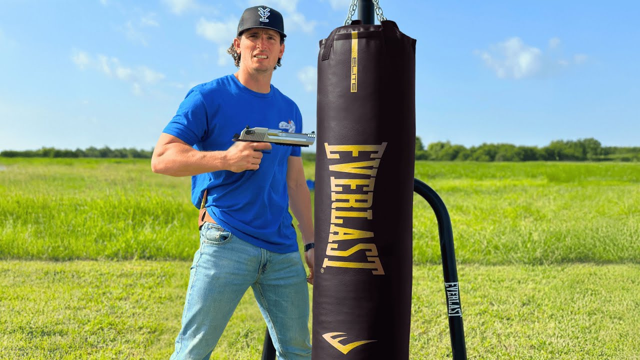 Can a 100 Pound Punching Bag Stop a 50 Cal Sniper Rifle?