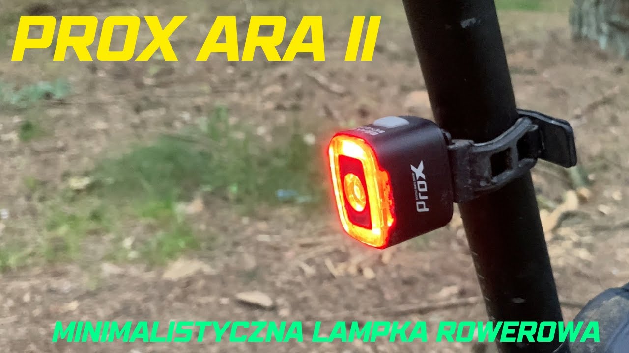 ProX ARA II | Minimalistyczna lampka rowerowa 👌