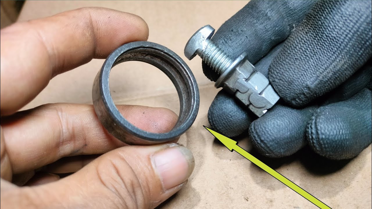 Membuat alat melepas bearing pecah dari baut 12 Ide tukang las