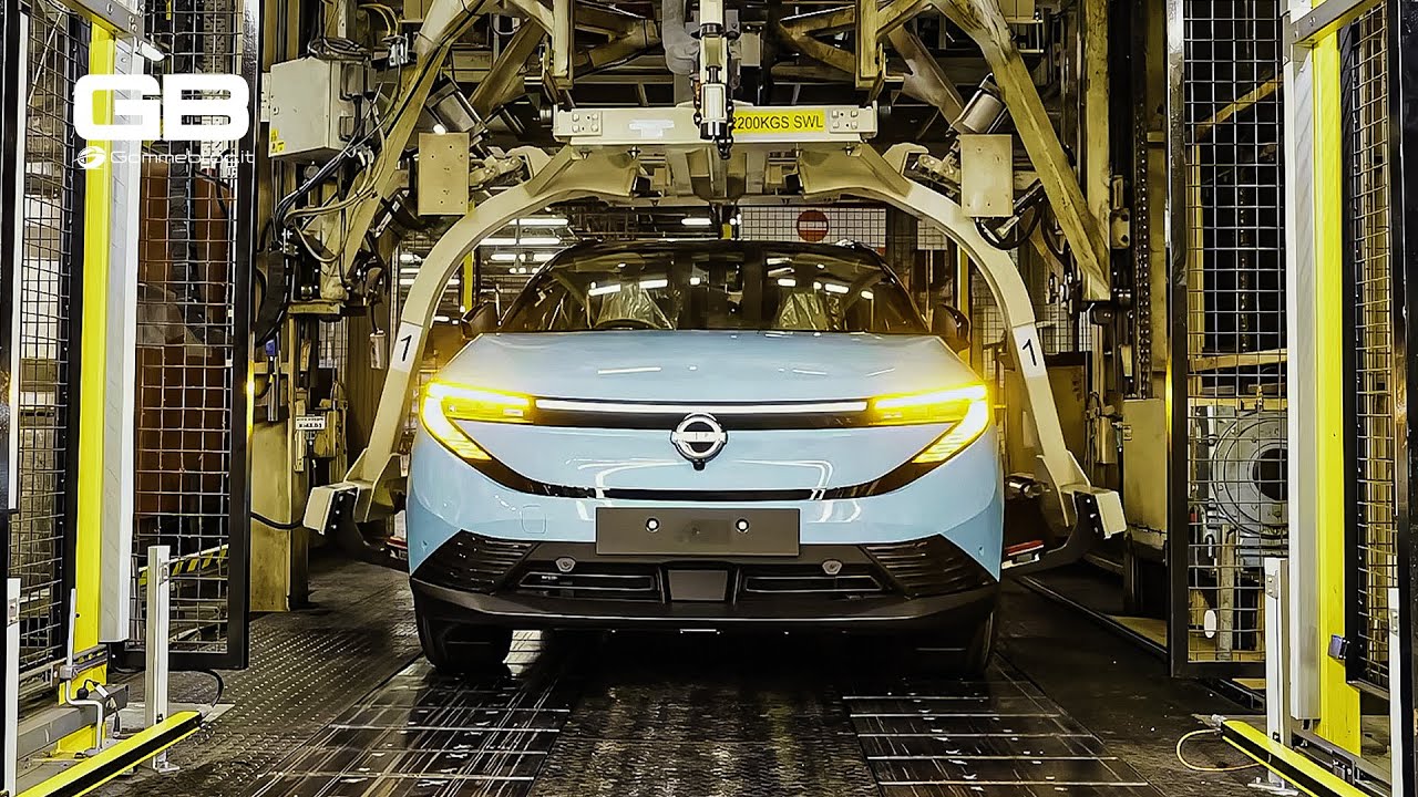Nissan LEAF 2025 PRODUCTION in Sunderland Plant Car Factory