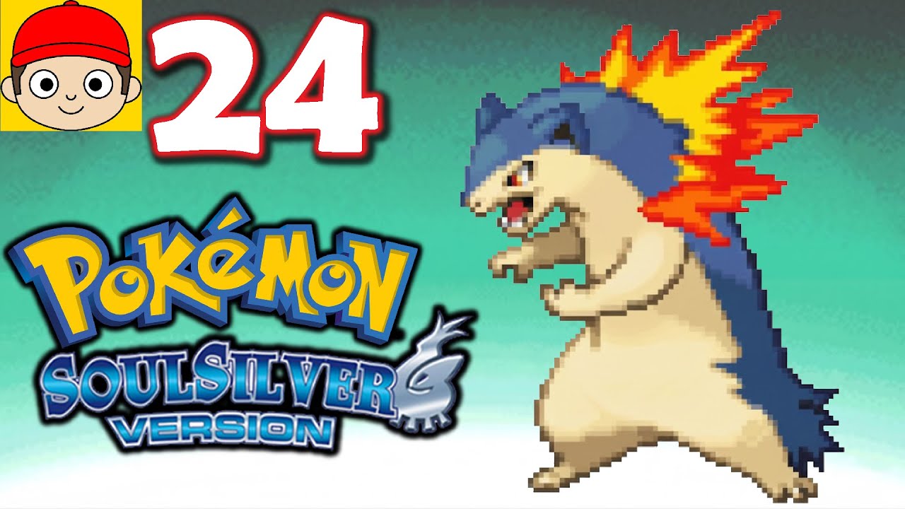 Evolving into Typhlosion! Team Rocket Attacks Goldenrod City! - Pokemon SoulSilver - (Part 24)