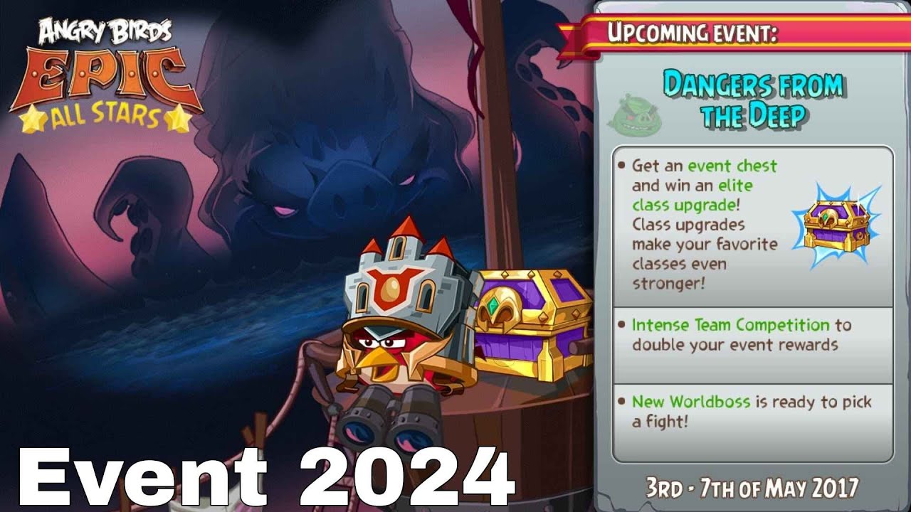 Angry Birds Epic RPG All Stars - '' Dangers From The Deep'' Event Gameplay 2024