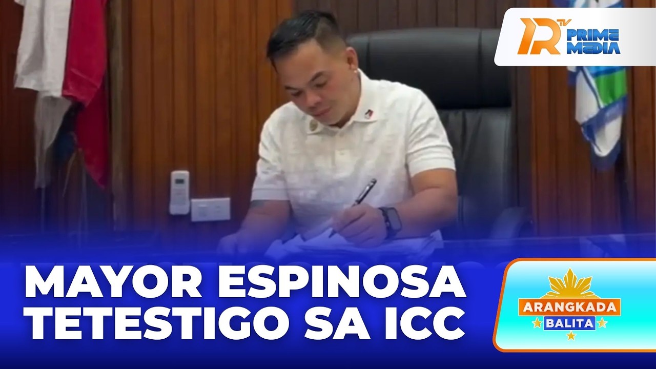 Mayor Kerwin Espinosa, Kinausap ng ICC para Tumestigo vs Duterte | Arangkada Balita