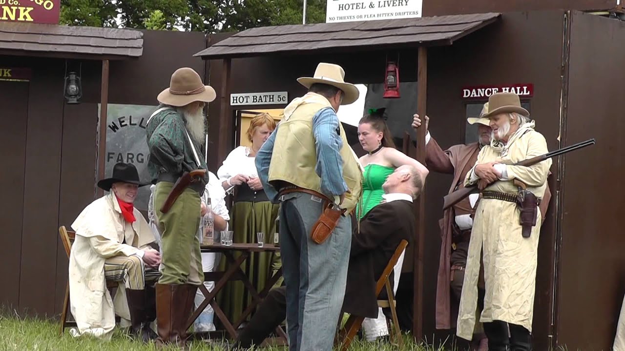 Portsmouth wild west association  -  Stoke Row Steam   England 2015