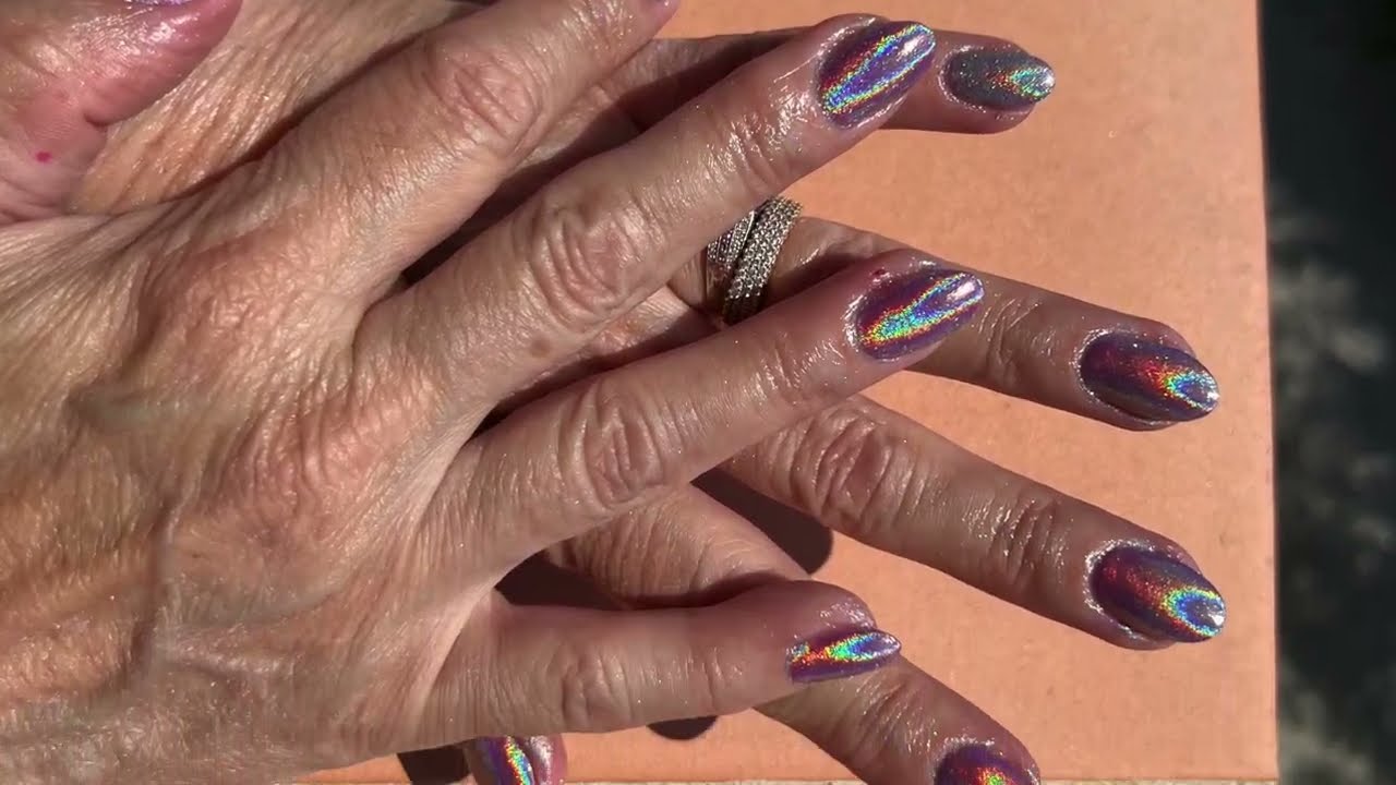 💅🏻💖Mes ongles effet holographic  💖💅🏻MERCI NATASSYA💞