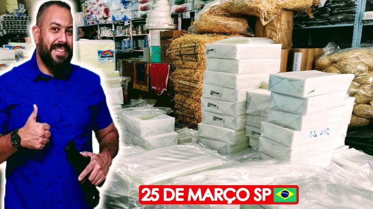 EMBALAGENS E DESCARTÁVEIS NA REGIÃO DA 25 DE MARÇO - LOJA RIZZO MERCATIL