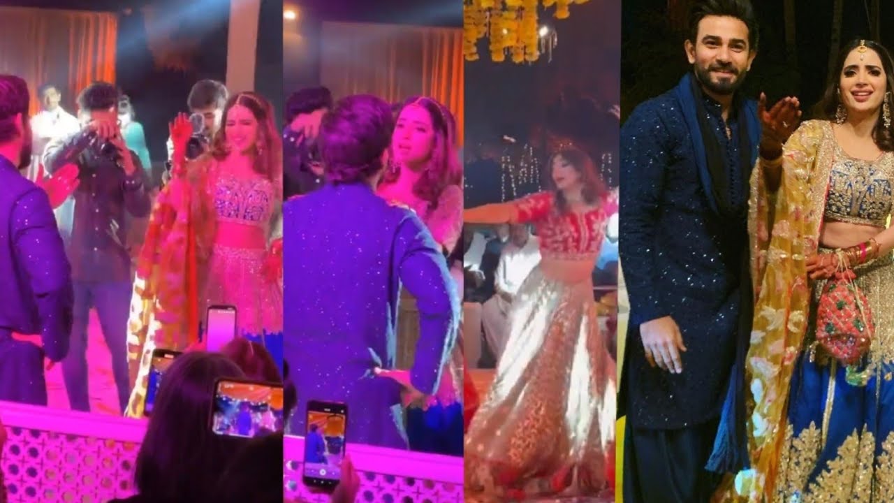 Saboor Aly and Sajal Aly BREAK the DANCE FLOOR on Saboor Ali's Mehndi Night!