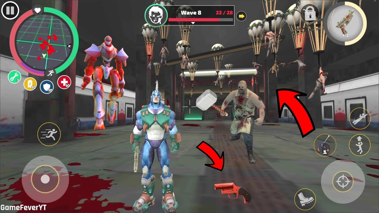 Rope Hero: Vice Town - 6.5.4 New Update (Balloon Gun Shoot Boss Zombie) Zombie Fly in Arena Ground