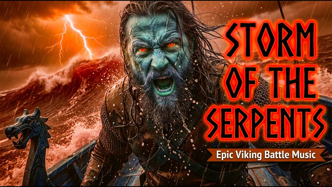 STORM OF THE SERPENTS - Epic Viking Battle Music | Dark Nordic Folk & War Drums
