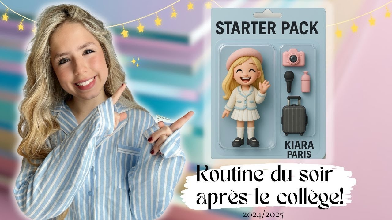 Routine du soir après le collège !  Tuto STARTER PACK chatGPT - Night Routine
