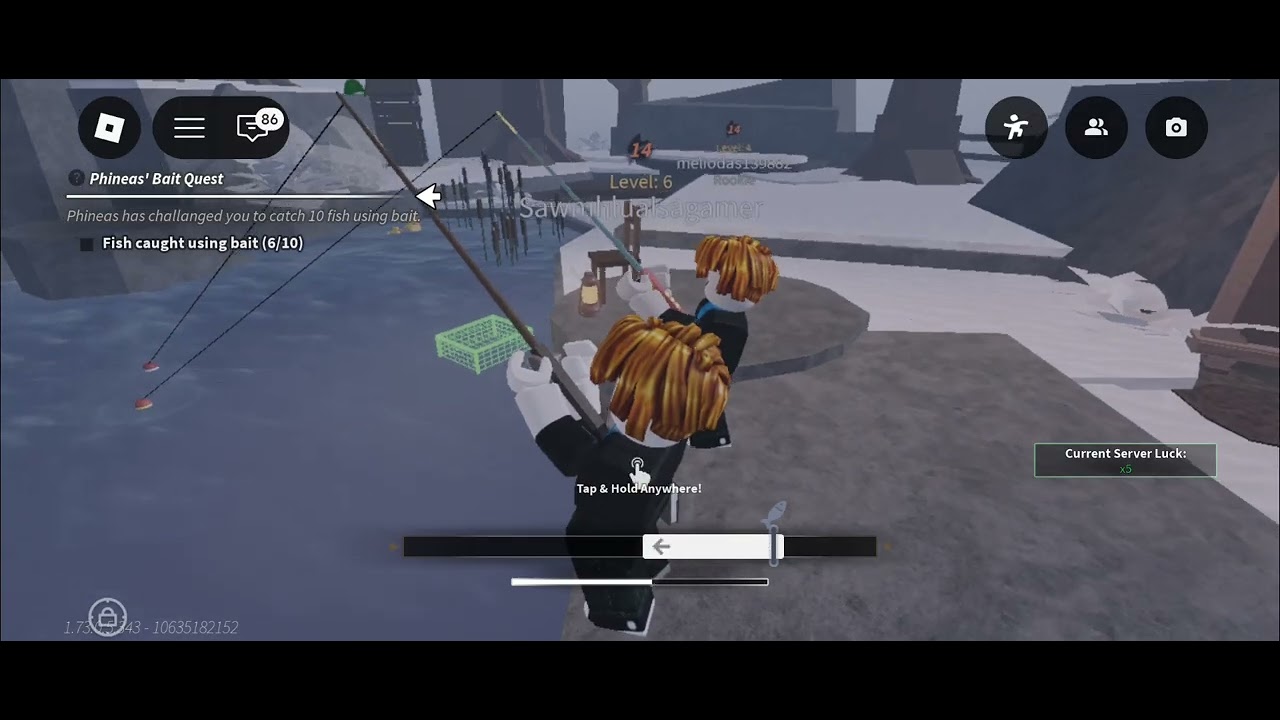 Day 1 of trying to get the trident rod on a new account | fisch | Roblox