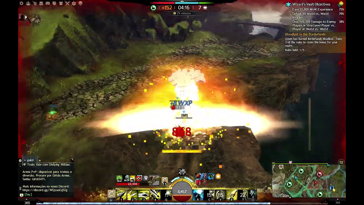 GUILD WARS 2 DRUID ROAMING WVW  by (Sou Besta) Player INICIANTE de WvW! #2 (Somente CÂMERA ACTION)