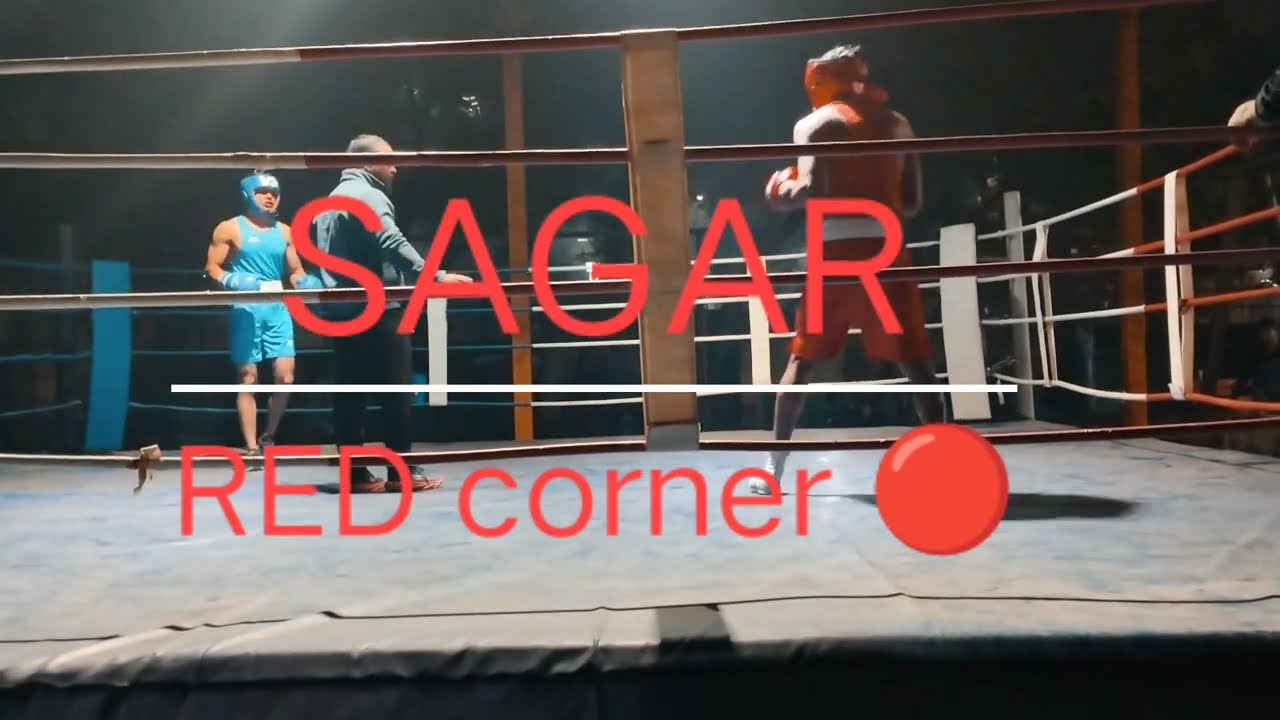 Boxing 🥊 fight , सागर खैरालिया, red corner 🔴 , फिरोज़पुर झिरका ,मेवात ,