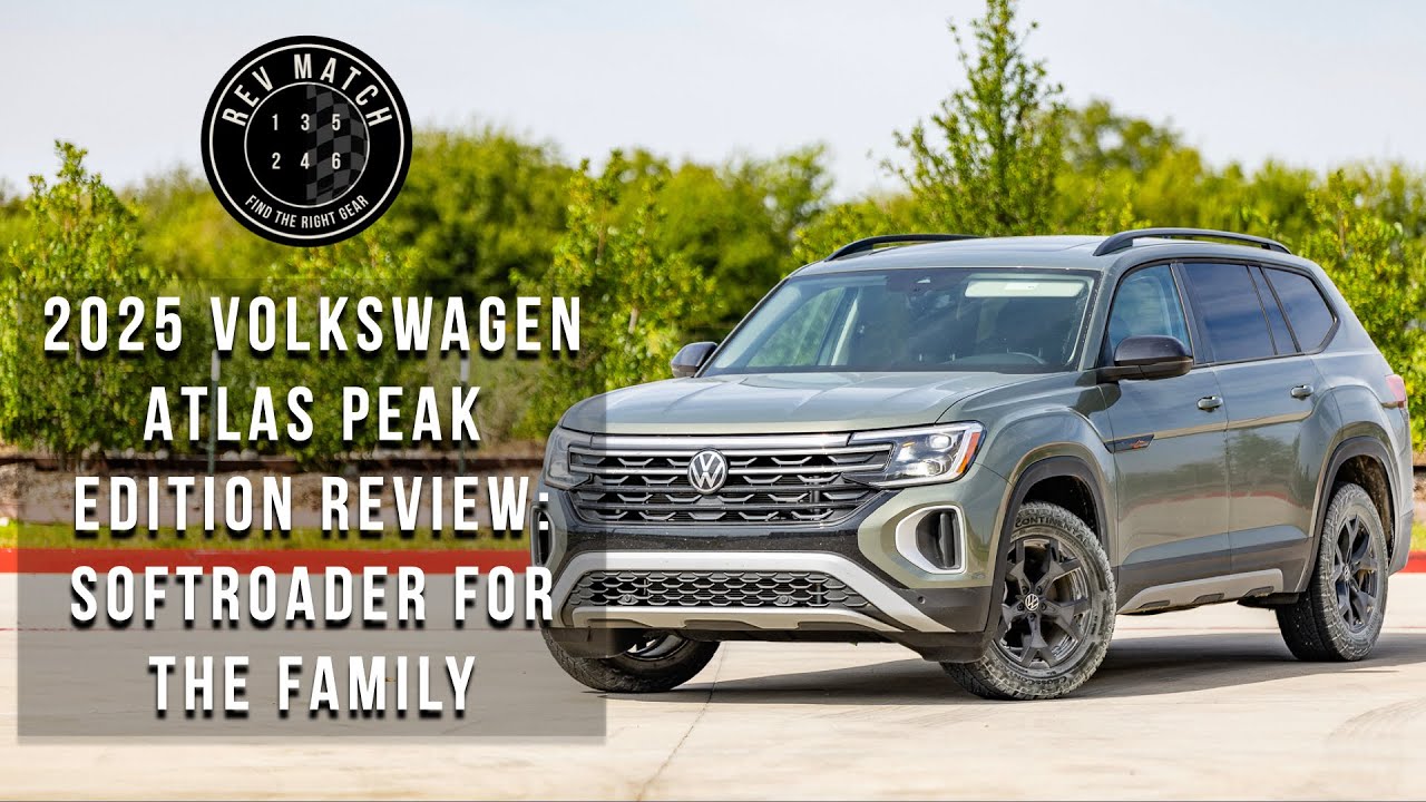 Обзор Volkswagen Atlas Peak Edition 2025 года: семейный внедорожник