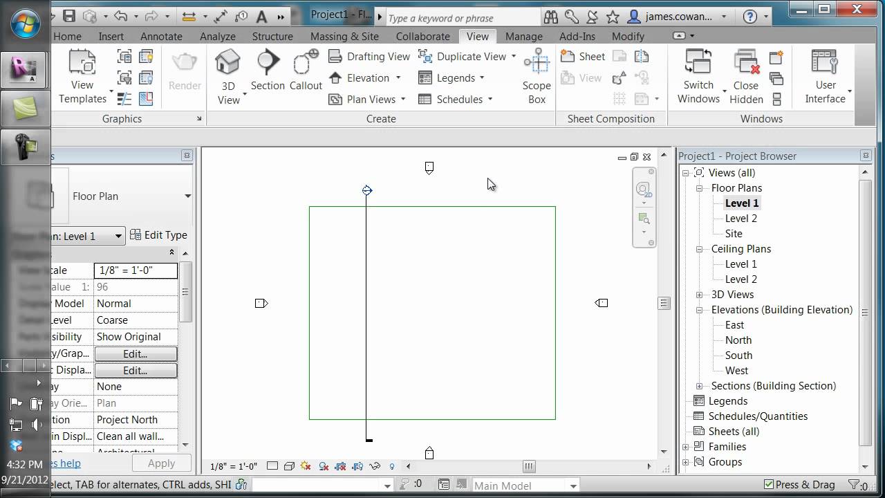 Creating a building pad in Revit