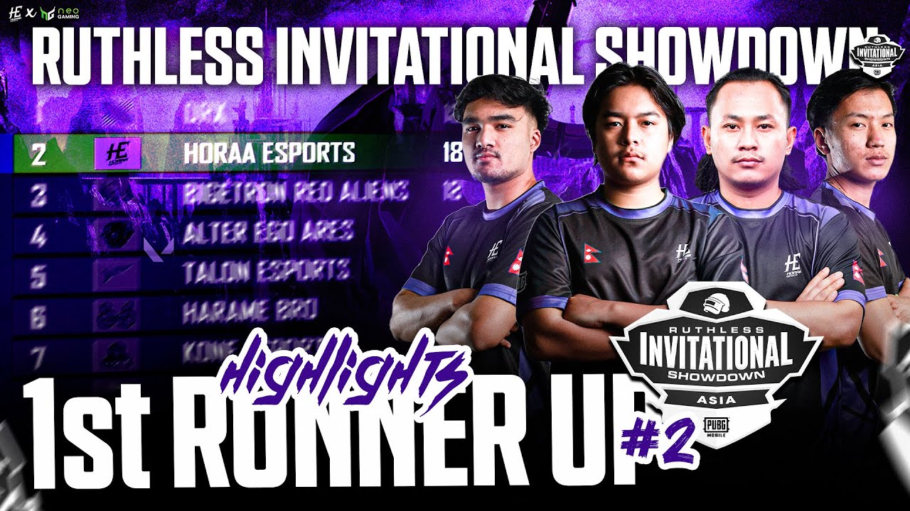 RUTHLESS INVITATIONAL SHOWDOWN FINALS HIGHLIGHTS | HORAA ESPORTS🇳🇵