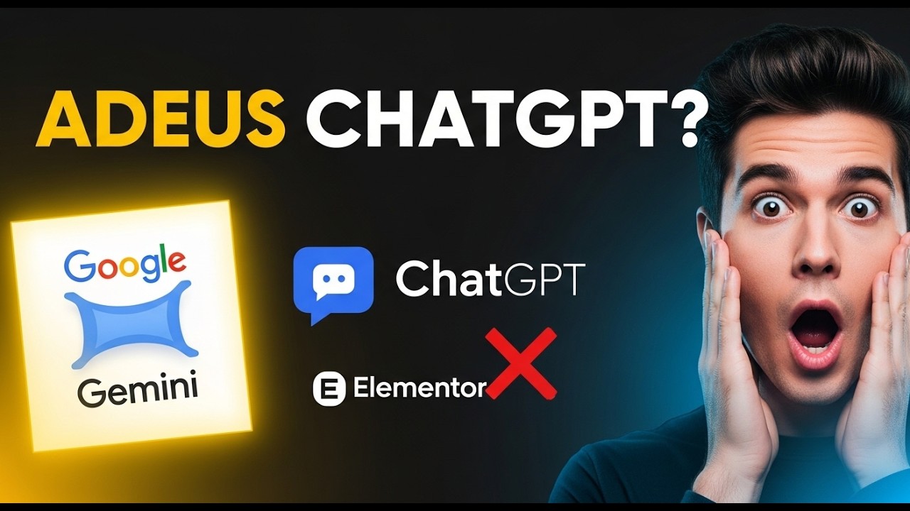 PARE de Usar ChatGPT Para Landing Pages! Google Gemini + Elementor é Melhor?