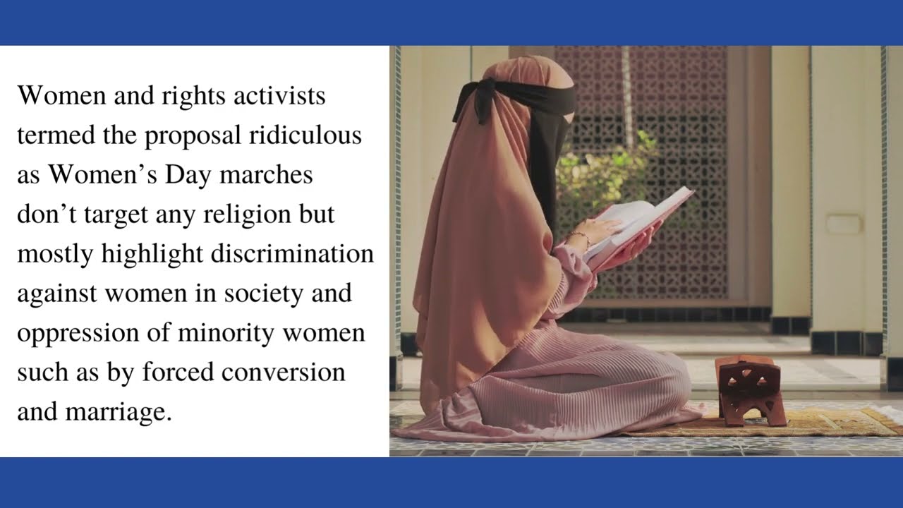 Anger over bid to ban women's marches in Pakistan