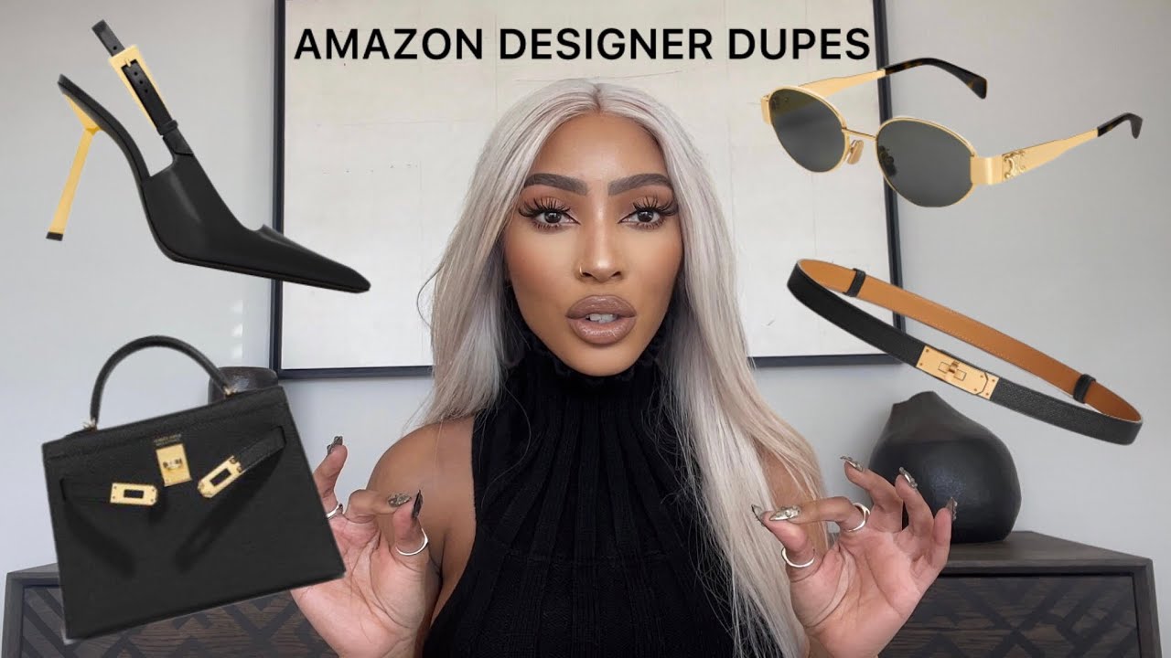 Amazon Designer Dupes Haul: Saint Laurent Heels, Hermes Kelly Bag & Belt, Celine Sunglasses & More