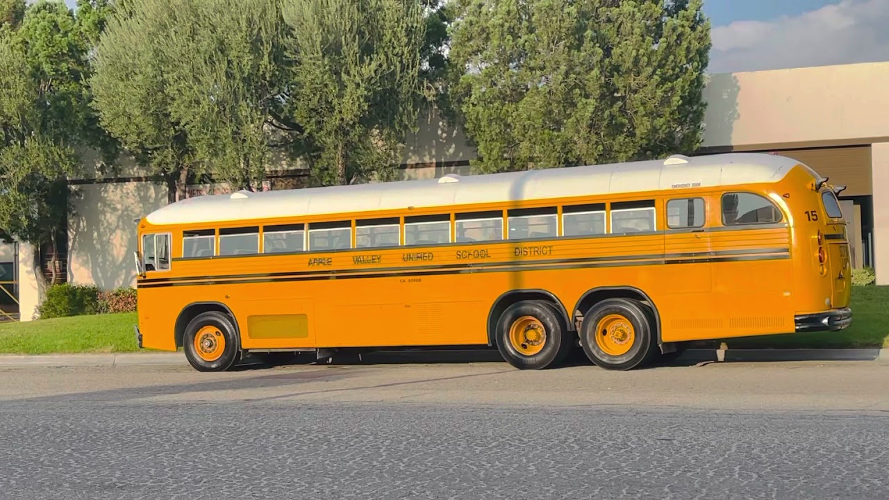 1981 Crown Tandem Axle Bus, Ten Speed wailing. Jimmy driving