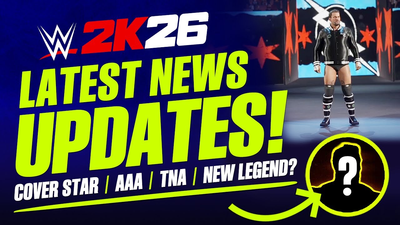 WWE 2K26: новости о звездах обложки, обновление состава AAA и TNA, а также новая легенда эпохи At...