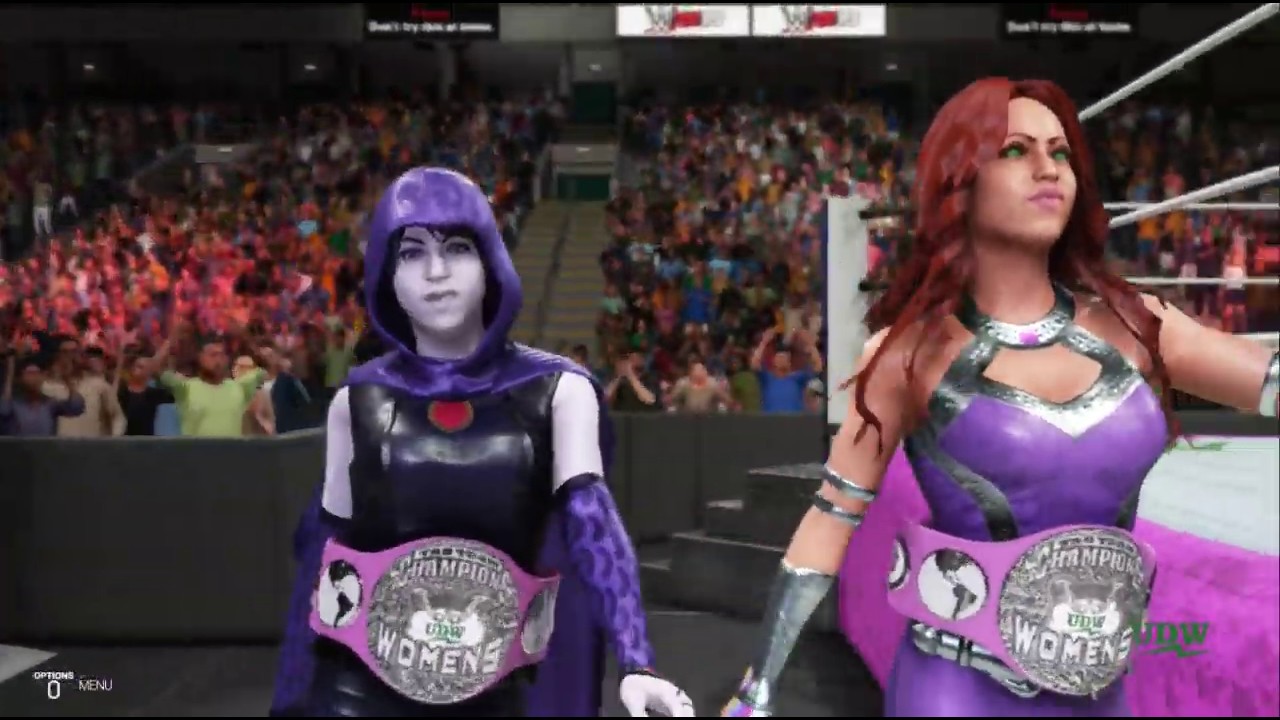 Starfire/Raven vs. Daisy/Peach