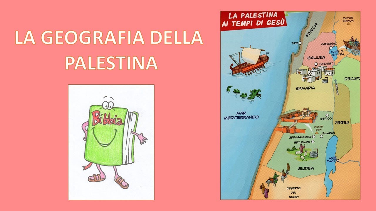 LA GEOGRAFIA DELLA PALESTINA