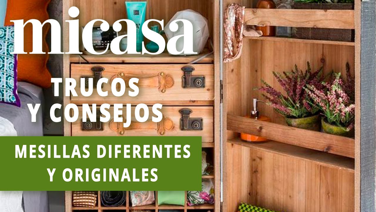 Mesitas de noche diferentes y originales| DecoraciónTV