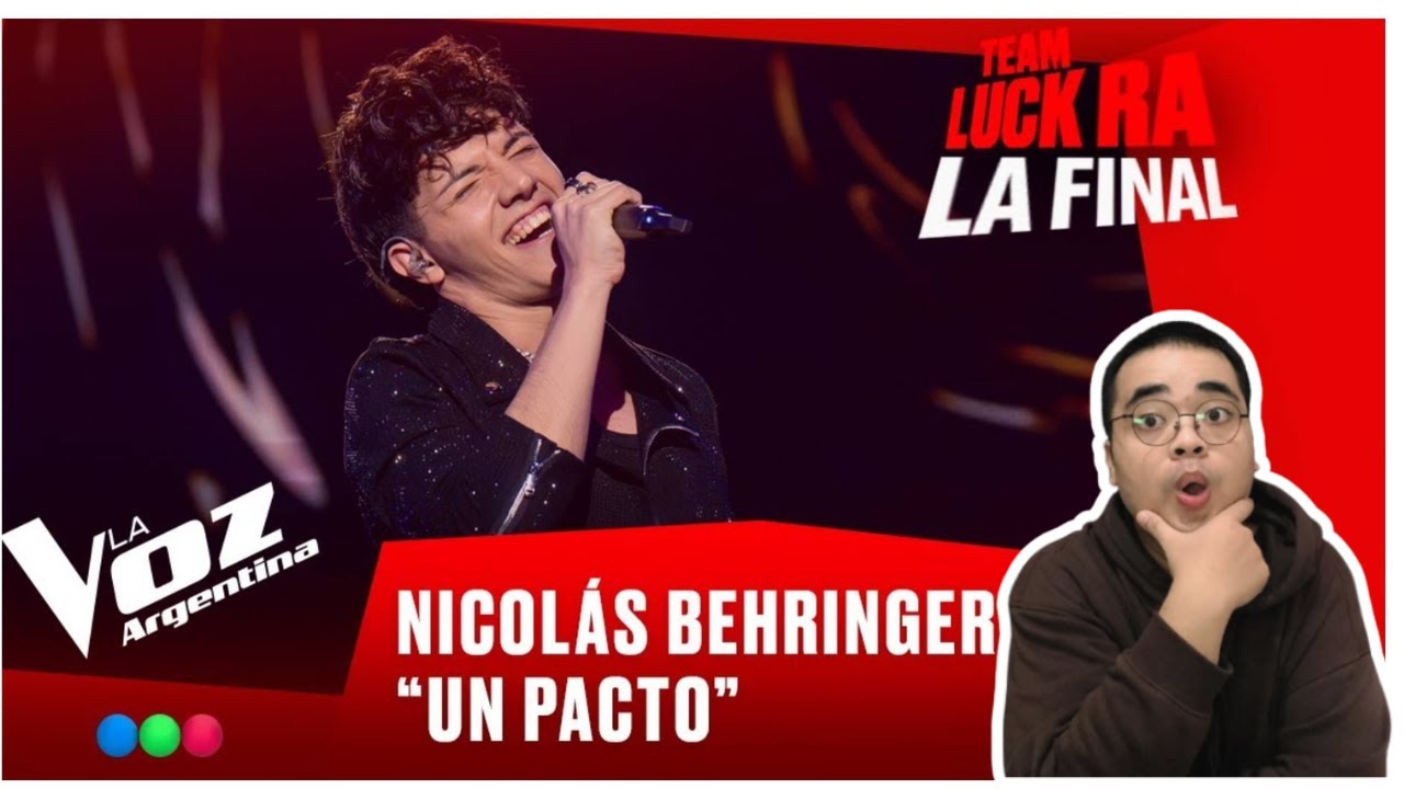 Nicolás Behringer - "Un pacto" - Team Luck Ra - Final - La Voz Argentina 2025 REACTION