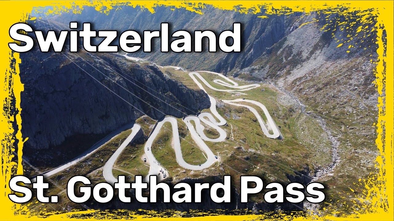 Best motorcycle roads of Switzerland - №2 (St. Gotthard Pass) - motorcycle touring in Europe
