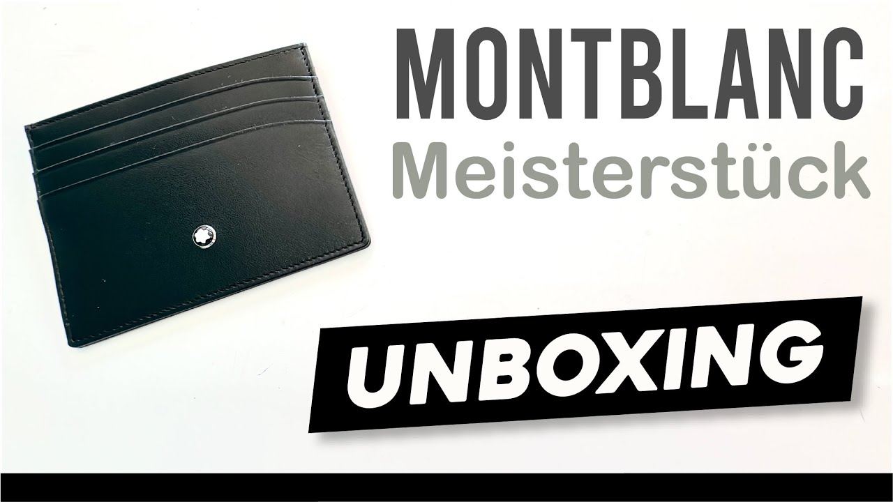 Tarjetero Montblanc Meisterstück | Unboxing en español